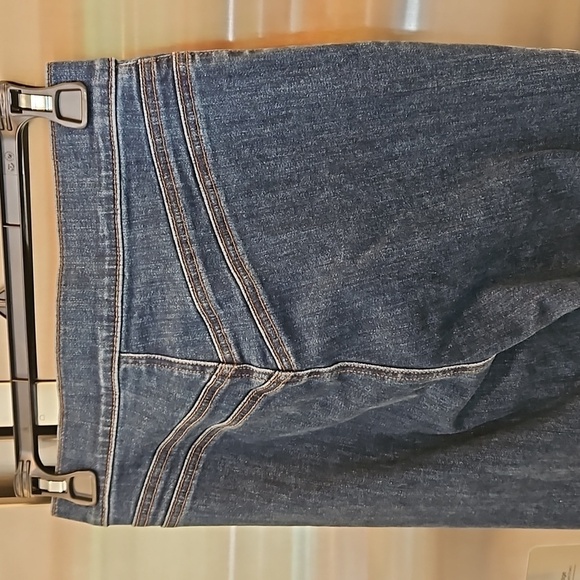 💕VERONICA BEARD Sheridan Exaggerated Flare High Rise Jeans Washed Oxford 26 NWT - Picture 14 of 16